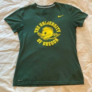 NIKE Oregon Ducks DriFit V-Neck 🦆💚